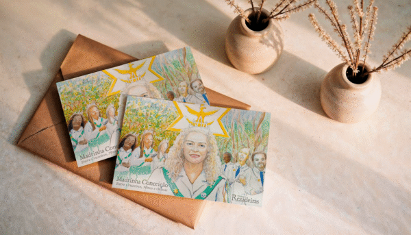 cartão postal madrinha conceição entre cruzeiros, hinos e orixás cartão postal madrinha conceição entre cruzeiros, hinos e orixás